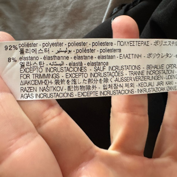 Zara NWT Black Bling Mini Skirt M - Picture 11 of 11